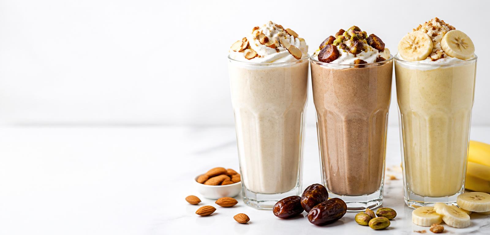 Badam, Khajoor & Banana Shakes